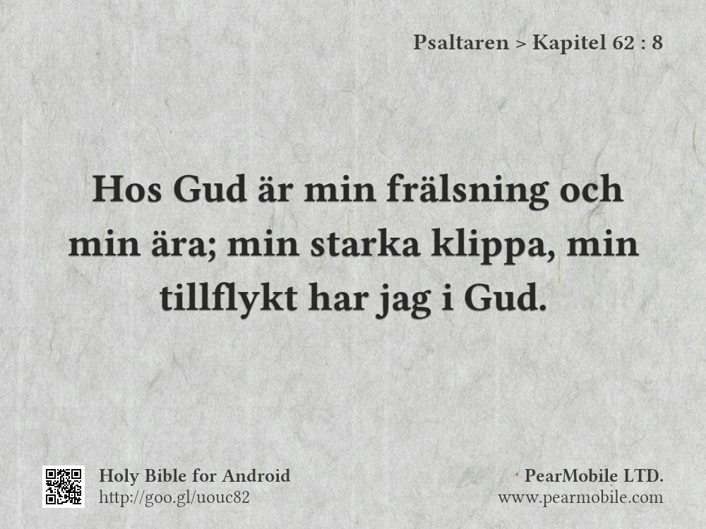 Psaltaren, Kapitel 62:8